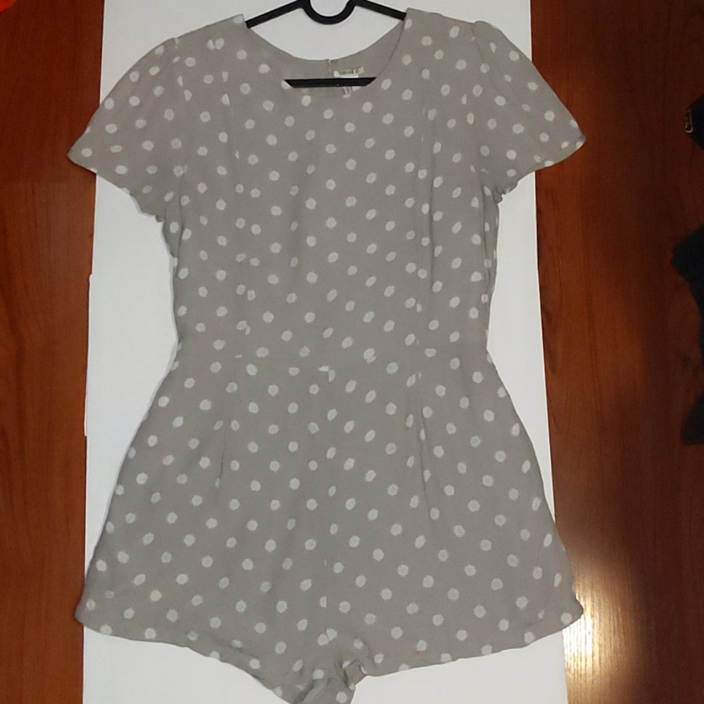 Polka dot romper